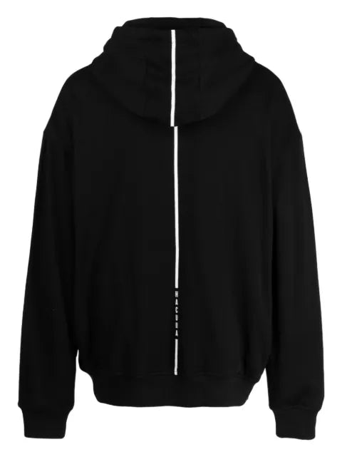 Haculla Flashy Fang Lips cotton hoodie