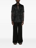 Patrizia Pepe sheer double-breasted blazer