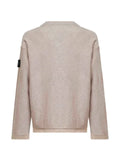 Stone Island 5100044 plush stitch organic cotton nylon jumper