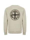 Stone Island 6100039 organic cotton fleece sweatshirt
