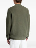 Fred Perry waffle-stitch half-zip sweater