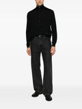 FENDI zip-up high-neck sweater