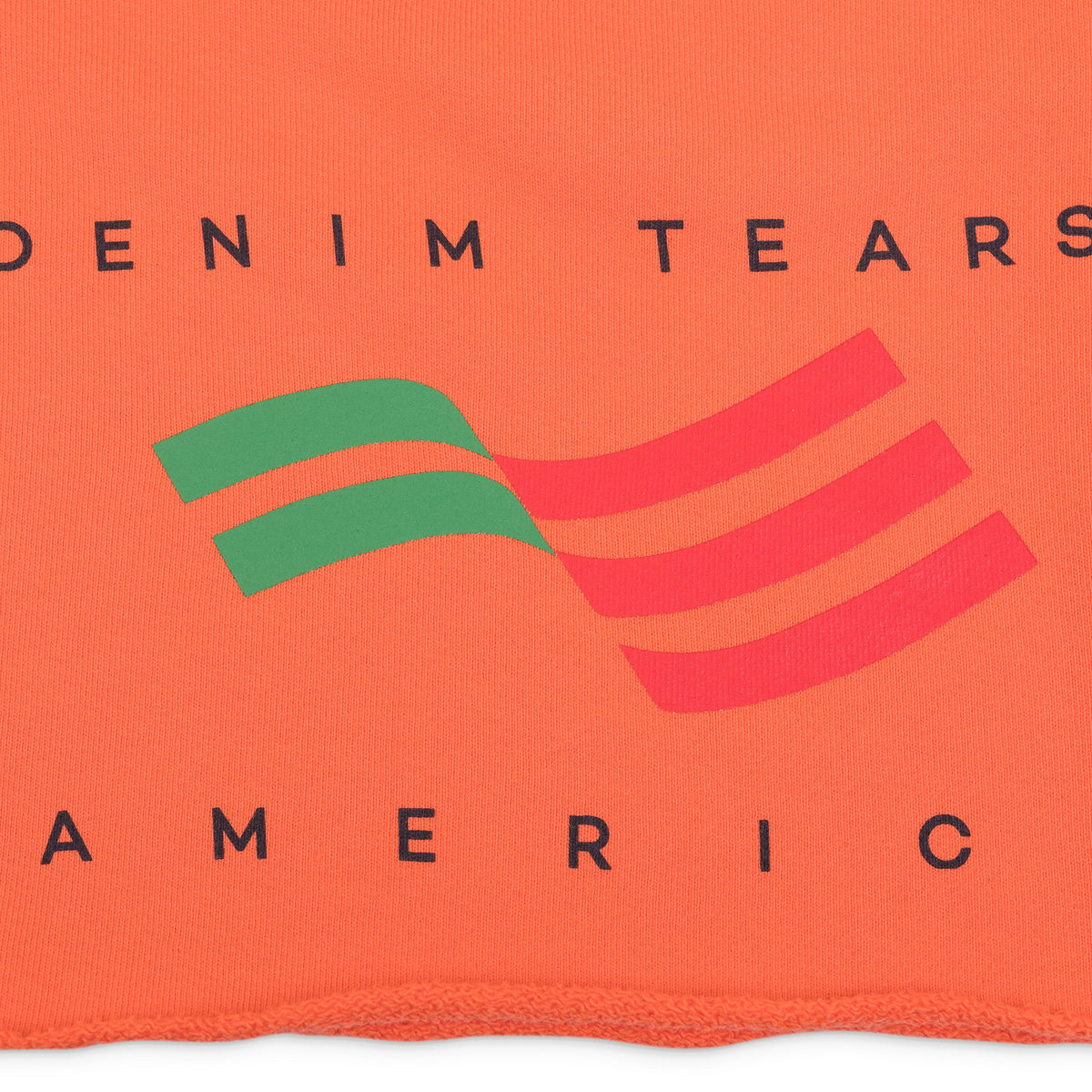 Orange Ellis Tears Fleece Shorts